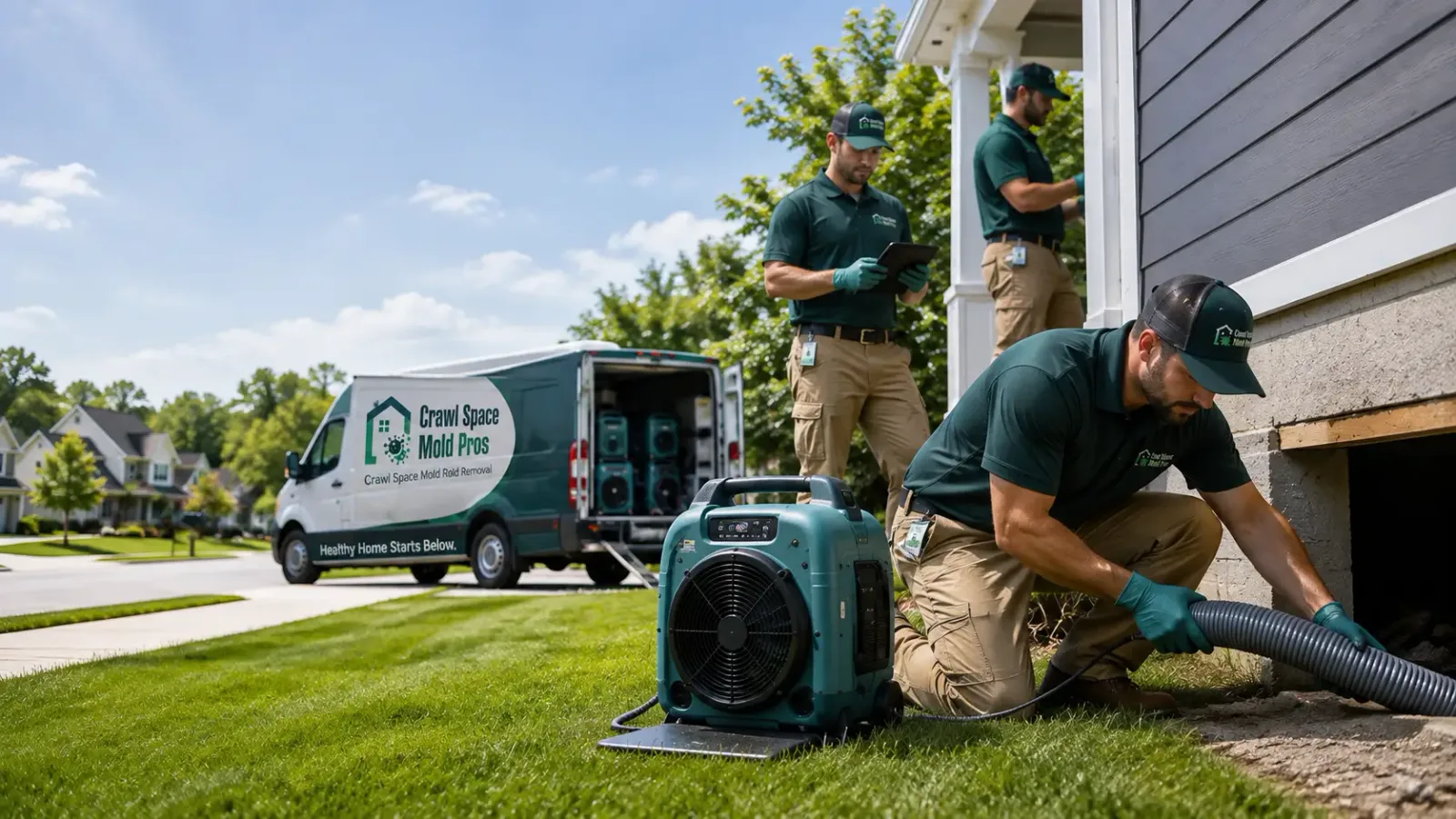Crawl Space Mold Removal in Leavenworth, WA